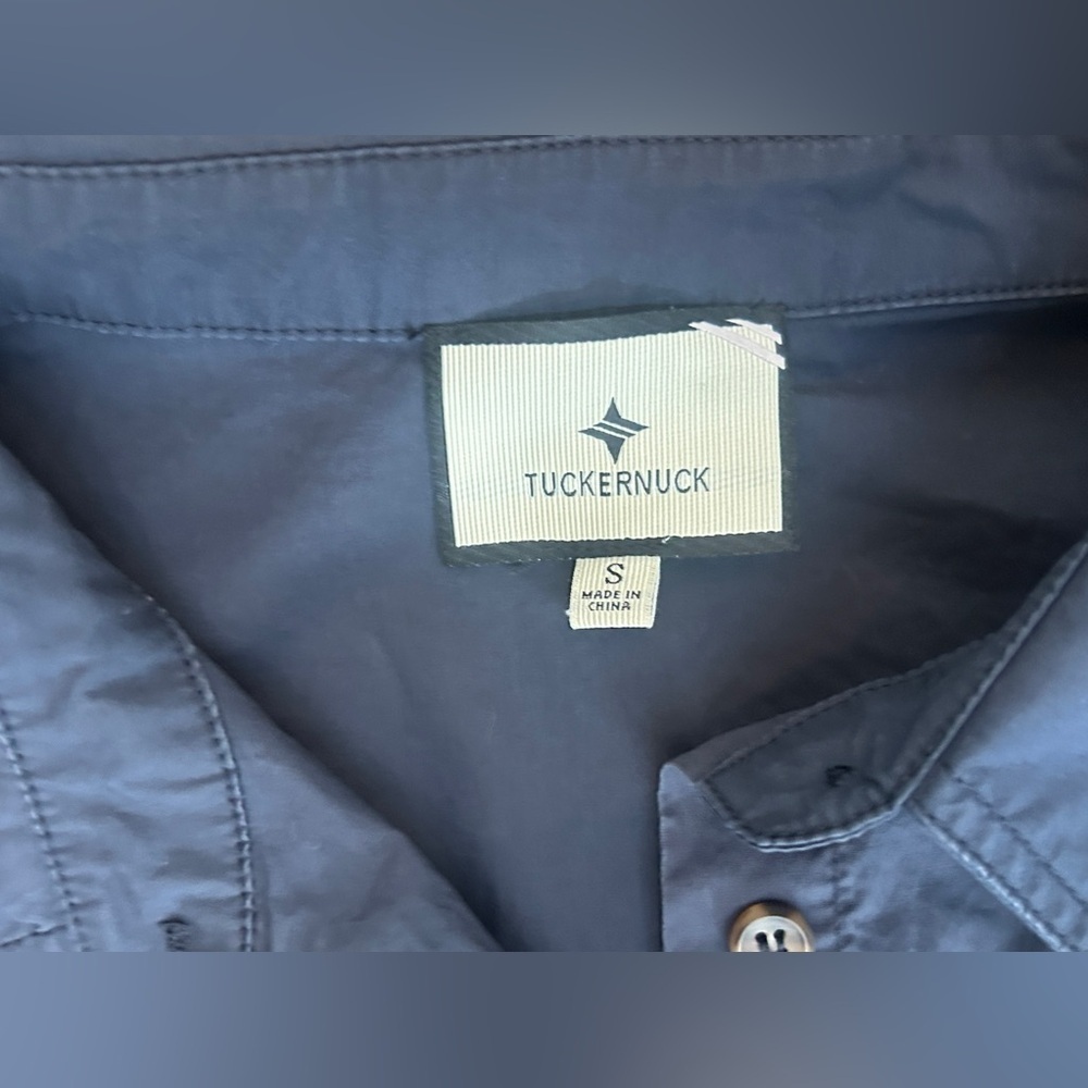 Tuckernuck Navy Lightweight Poplin Nala Dress Small - Picture 7 of 11